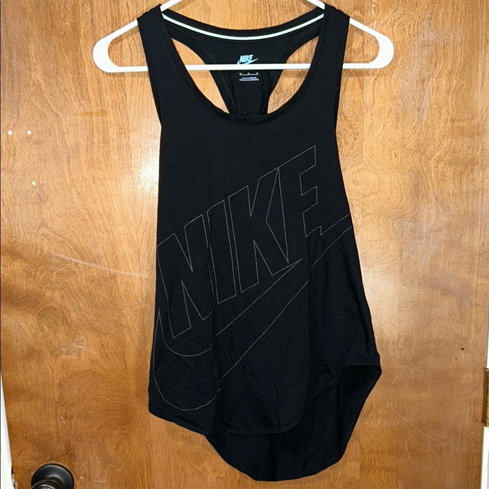 Nike Black Racerback Tank Top Relaxed Fit